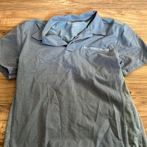 Mens eddie Bauer polo small blue
